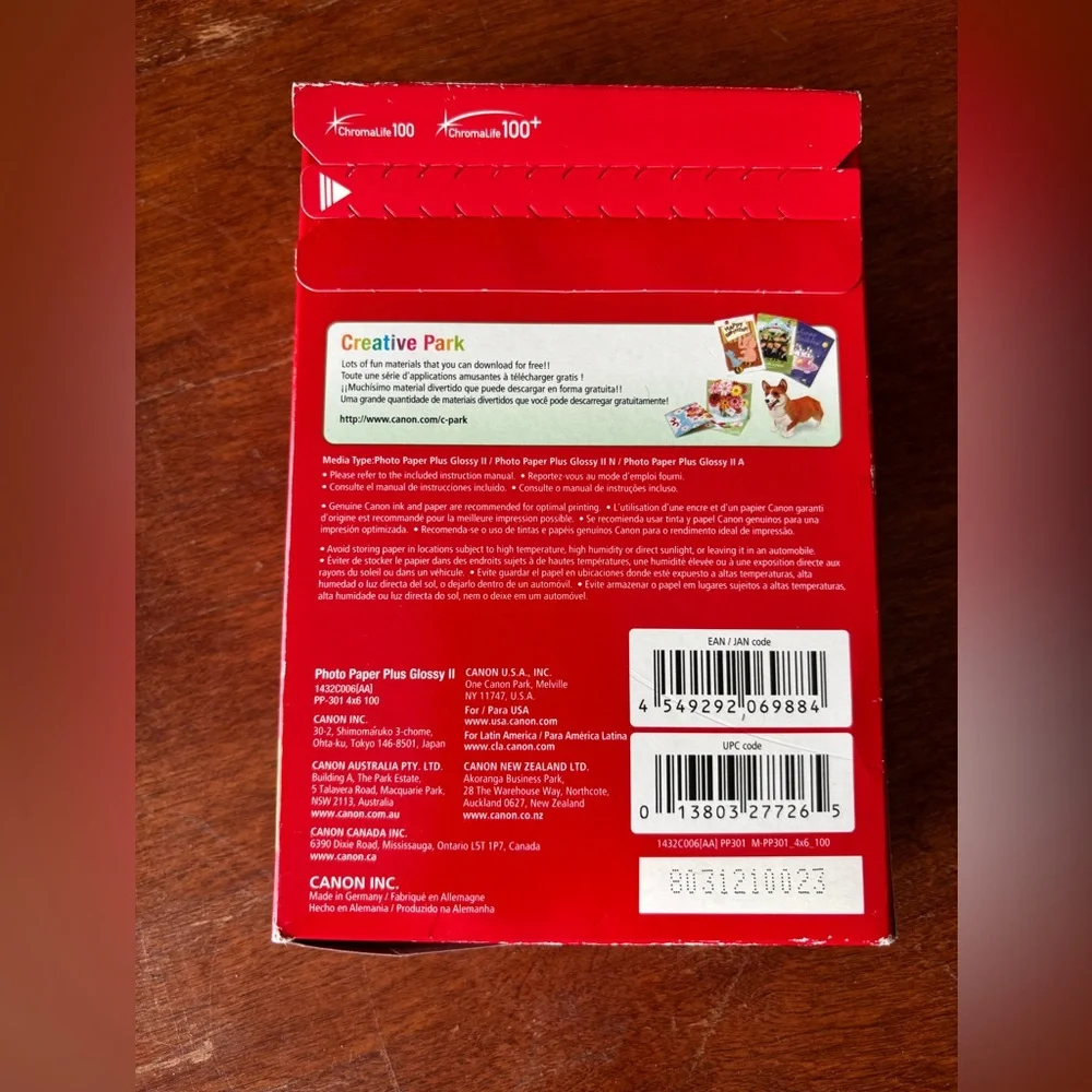 Canon PP-301 Photo Paper Plus Glossy II